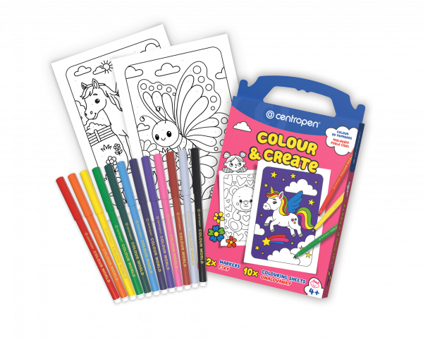 COLOUR & CREATE - malování podle čísel - holky 9350