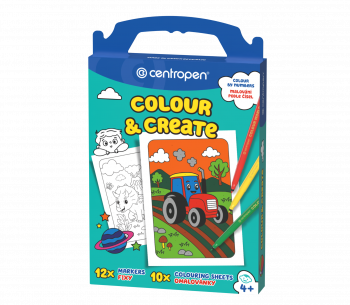 COLOUR & CREATE - malování podle čísel - kluci 9350